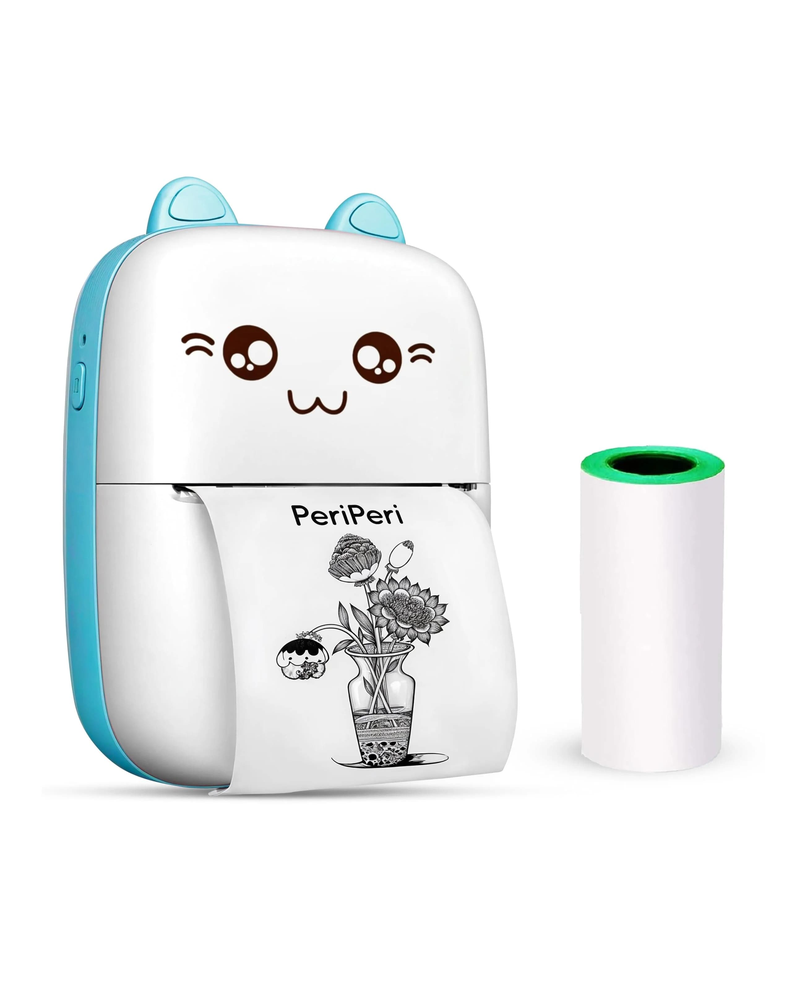 Smilebug Pocket-Sized Portable Mini Printer: Wireless, Thermal, for Notes, Photos, Labels & DIY Crafts