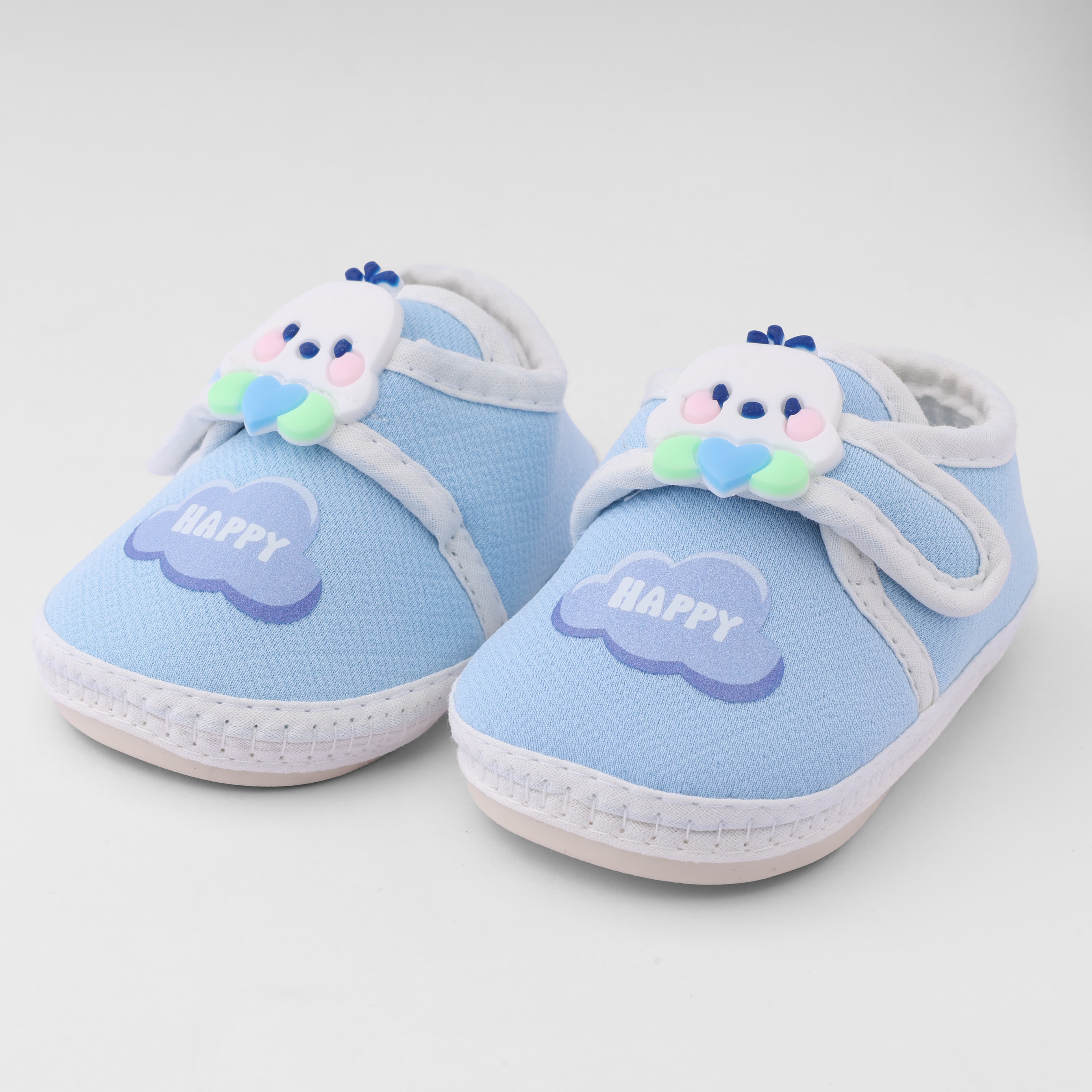 Baby Booties Light Sky Blue – Soft and Comfortable Footwear for Newborn Babies