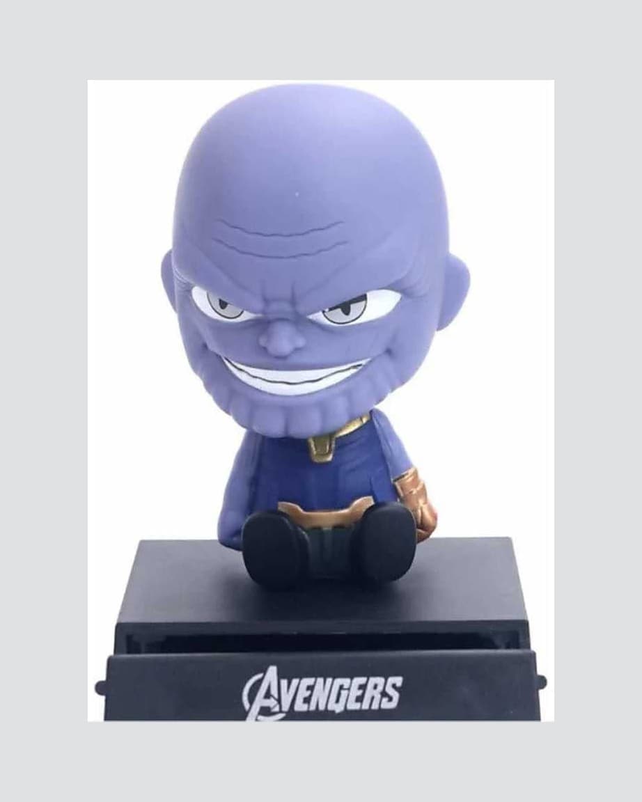 Avenger Bobbleheads Super Infinity WAR Thanos Action Figure for kids| Purple Color| Pack of 1