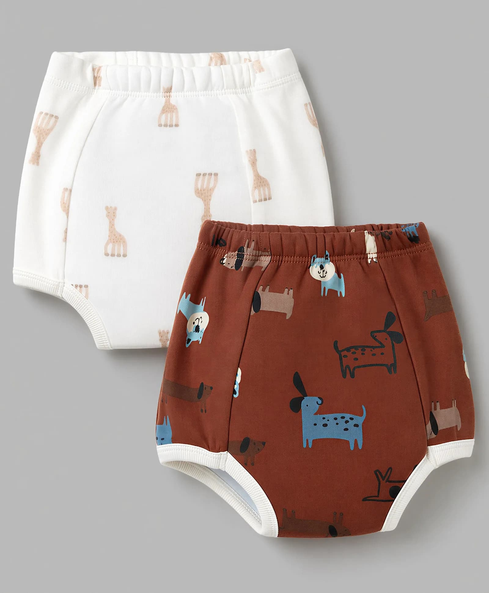 Ben Benny Baby Cotton Padded Training Pants (Pack of 2) - 4 Layer Absorbent Underwear, Medium (Print & Colour May Vary).