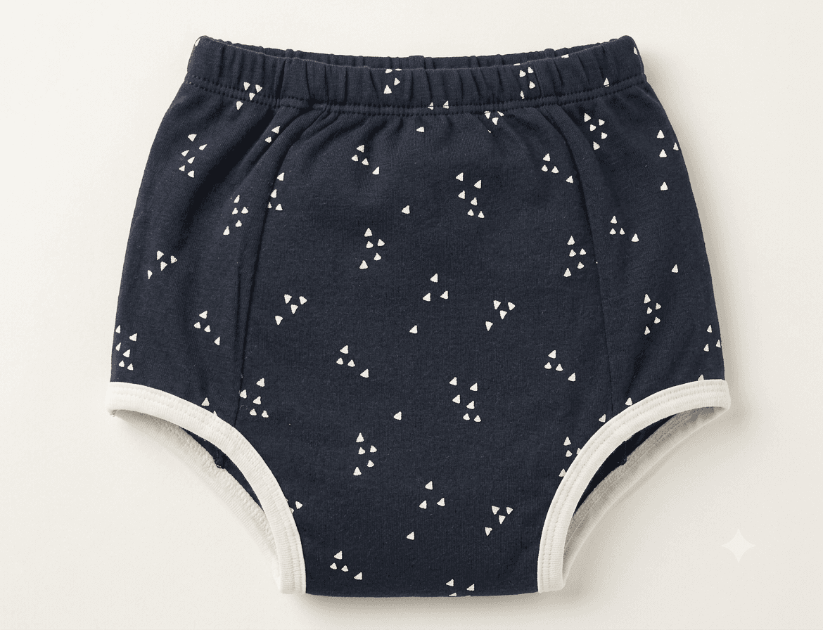 Ben Benny Baby Cotton Padded Training Pants (Pack of 2) - 4 Layer Absorbent Underwear, Medium (Print & Colour May Vary).