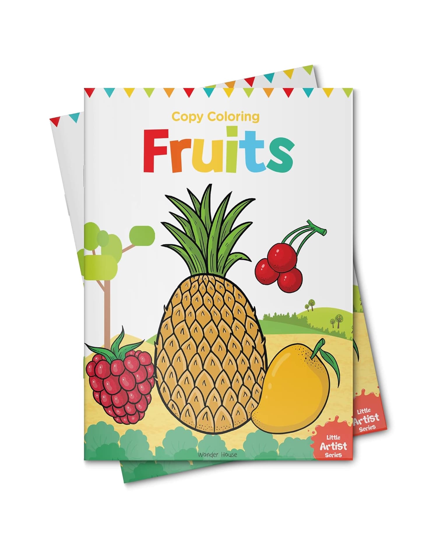 Little Artist Series - Fruits | Copy Colour Book for Kids | Fun Colouring & Learning Book | Early Art and Creativity