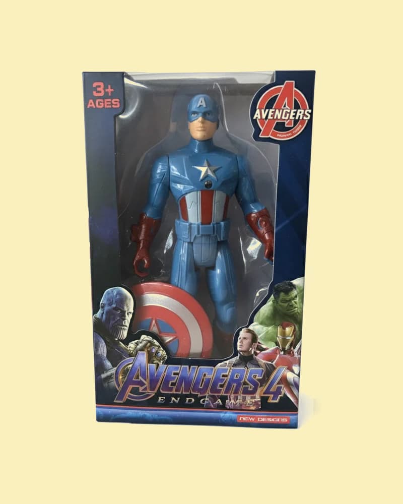 Avengers Super Heroes Series Captain America Action Figure with Light