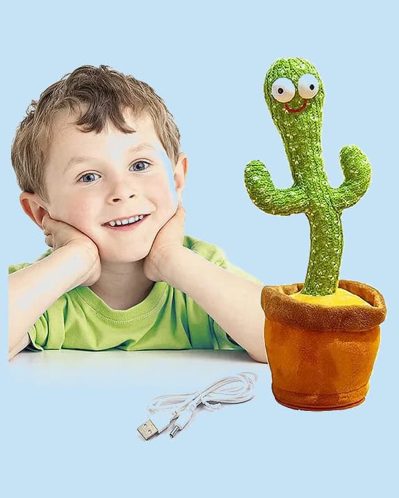 Jollyora Talking Cactus Baby Toys for Kids Dancing Cactus Toys