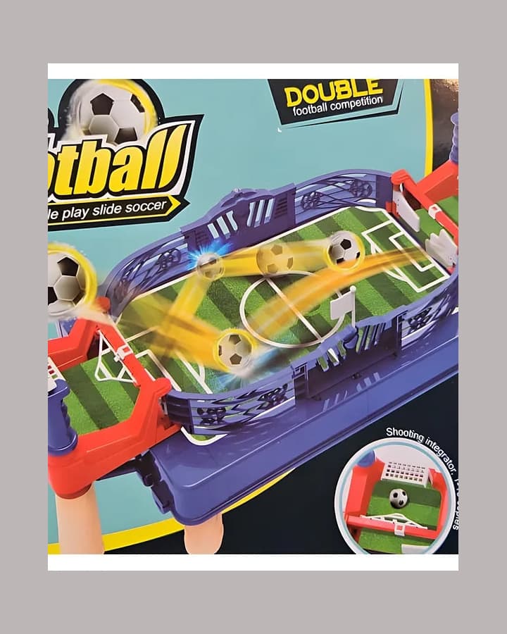 Jollyora Football Table Interactive Game Soccer Games Table Foosball Table for Boy Adults Kids Family Game Night Fun Mini Foosball Indoor Outdoor Party Games Toys Gifts - Pack of 1