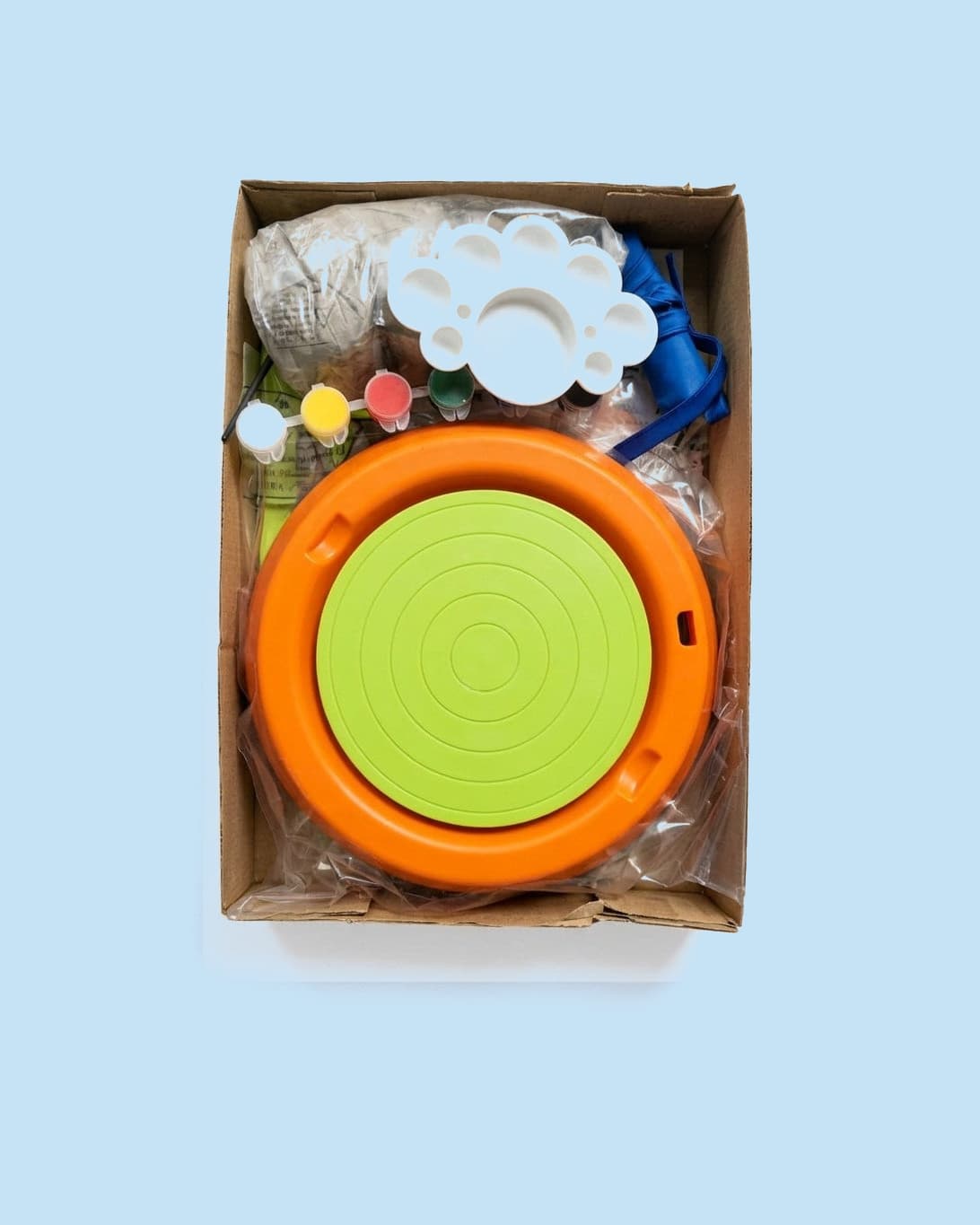 Itoys Pottery Wheel Kit – Battery Operated Clay Wheel with Tools & Clay for Kids’ Arts & Crafts Fun For Kids