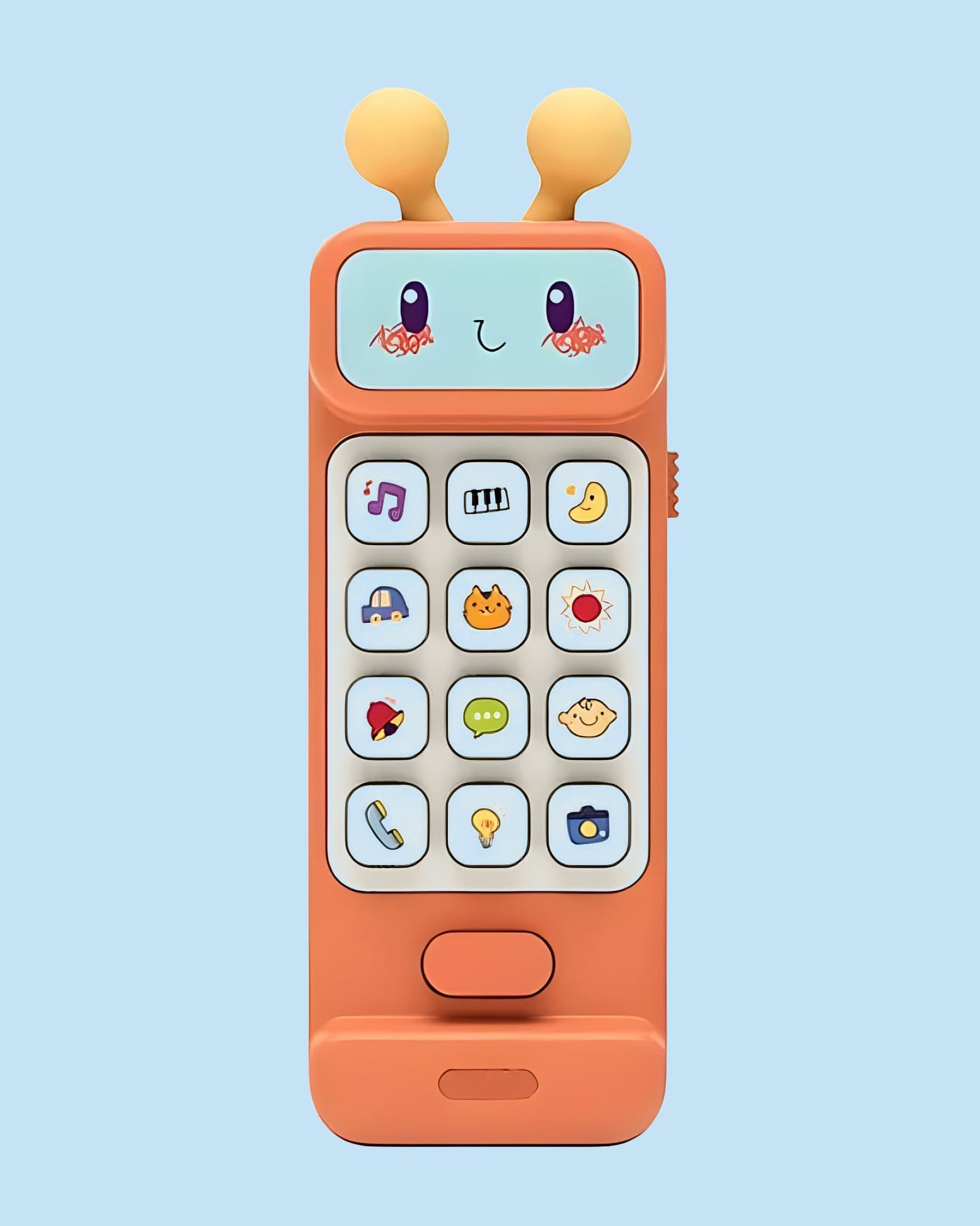 Jollyora Children's Music and Story Machine Phone | Fun Interactive Learning -PACK OF 1- COLOR MAY VARY