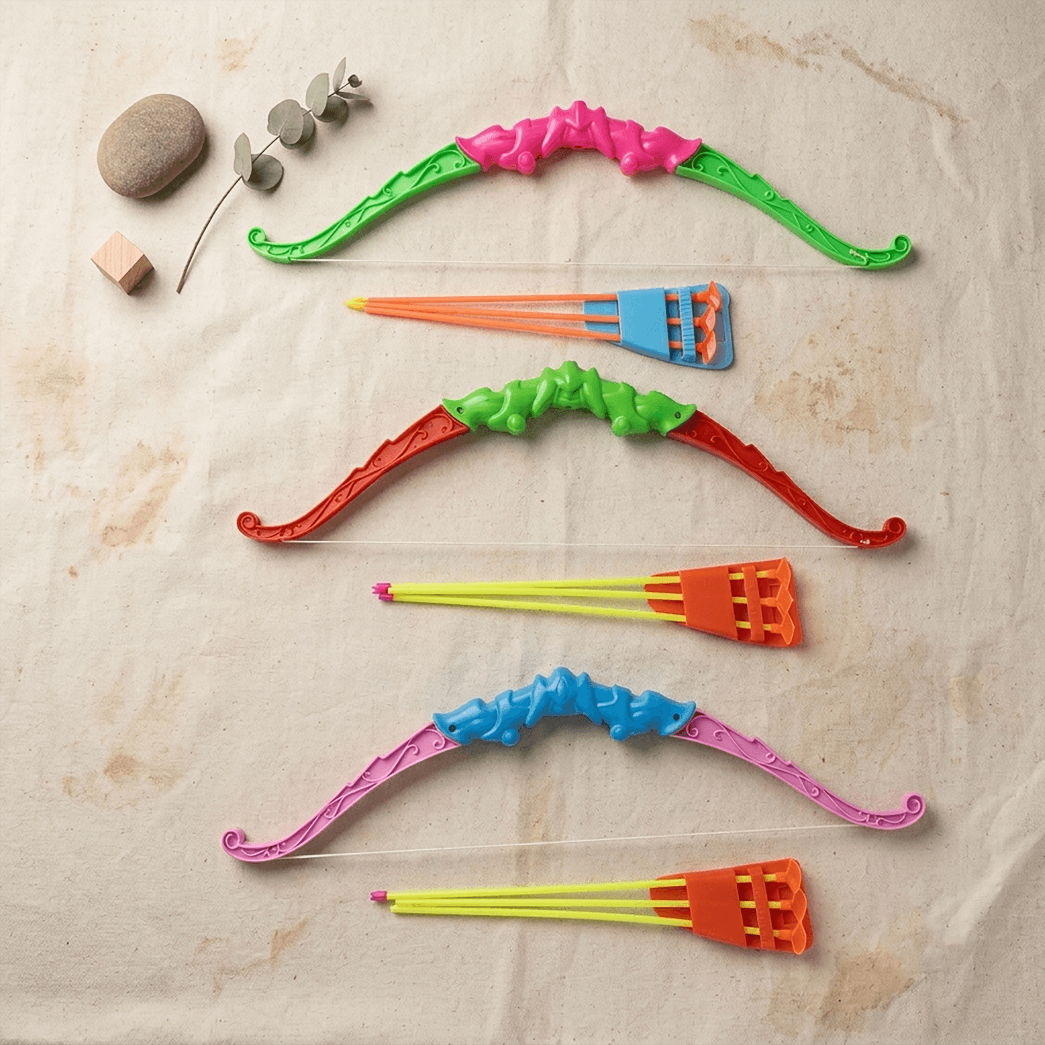 Dhanus Bow and Arrow Set for Kids | Fun Archery Toy for Indoor & Outdoor Play | Aim & Shoot Activity | Pack of 1 | Color May Vary