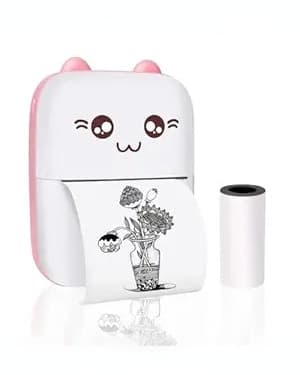 Smilebug Pocket-Sized Portable Mini Printer: Wireless, Thermal, for Notes, Photos, Labels & DIY Crafts