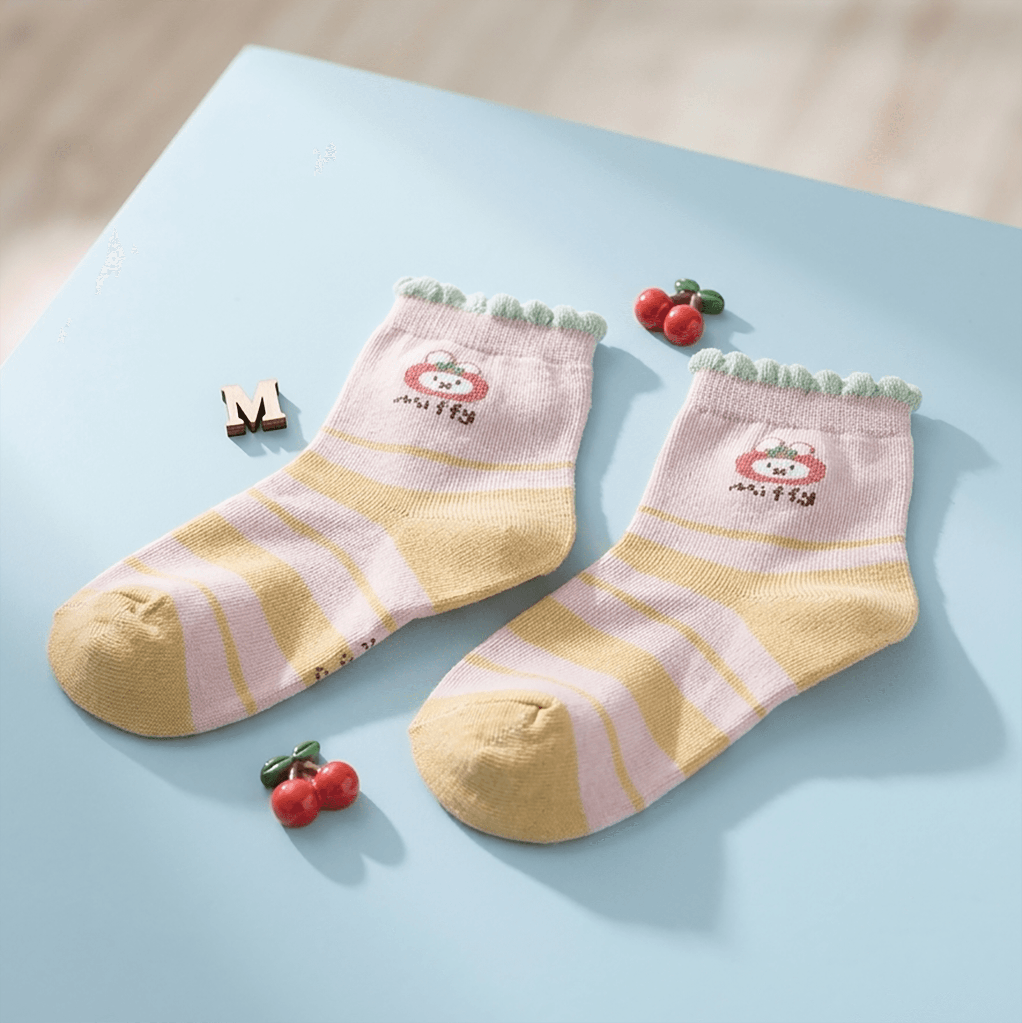 Camey Unisex Pink Cotton Ankle Length Socks for Casual & Daily Wear