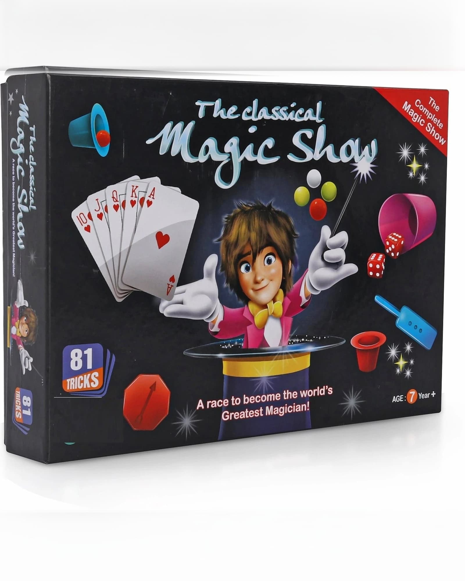 The Classical Magic Show – 81 Tricks Kit: A Complete and Innovative Magic Set for Kids – Fun and Educational Toy for Children’s Play