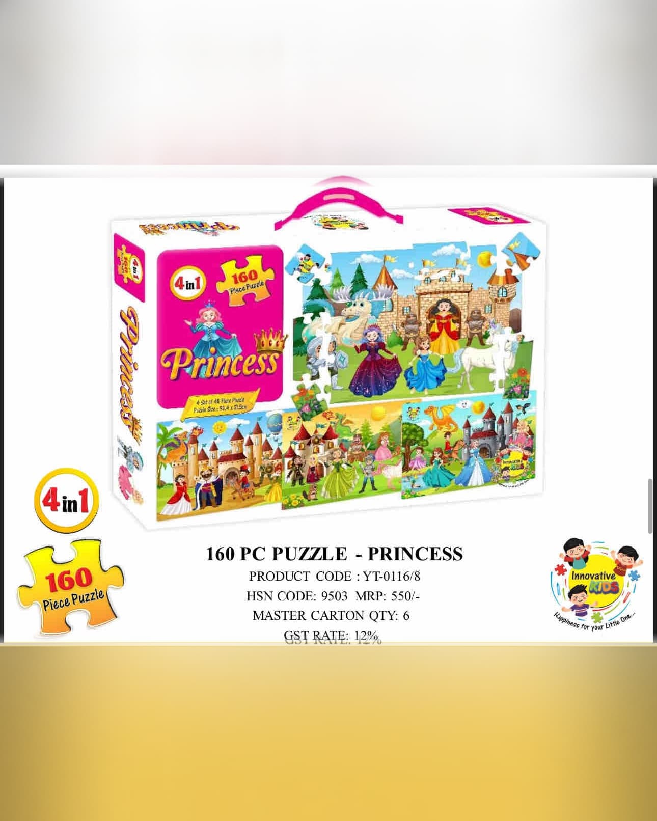 4 IN 1 PRINCESS Set – Magical Creativity & Role Play for Little Princesses