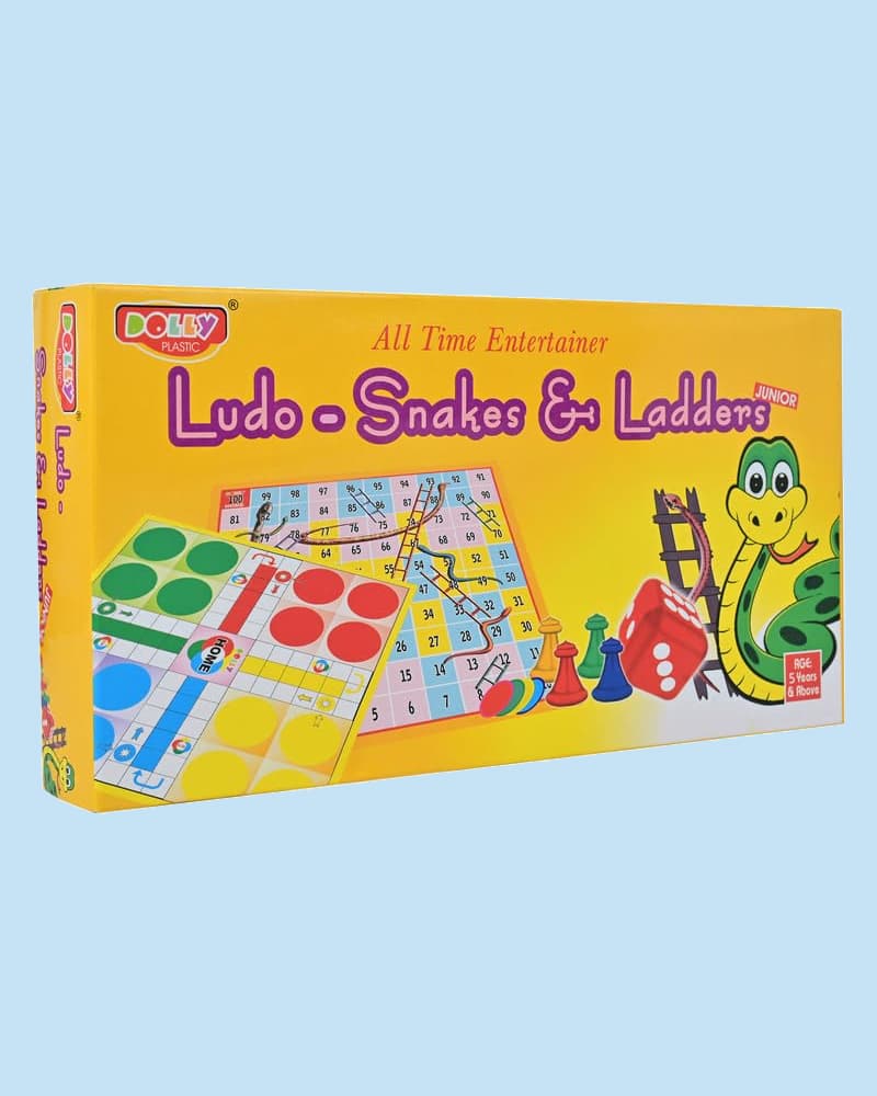 Ludo Snakes and Ladders Junior | Classic Board Game Combo for Kids