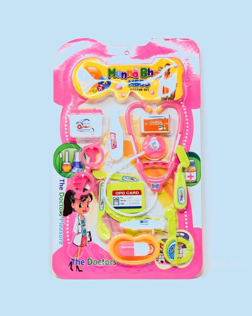 Smilebug Munna Bhai MBBS Doctor Set Patta card blister