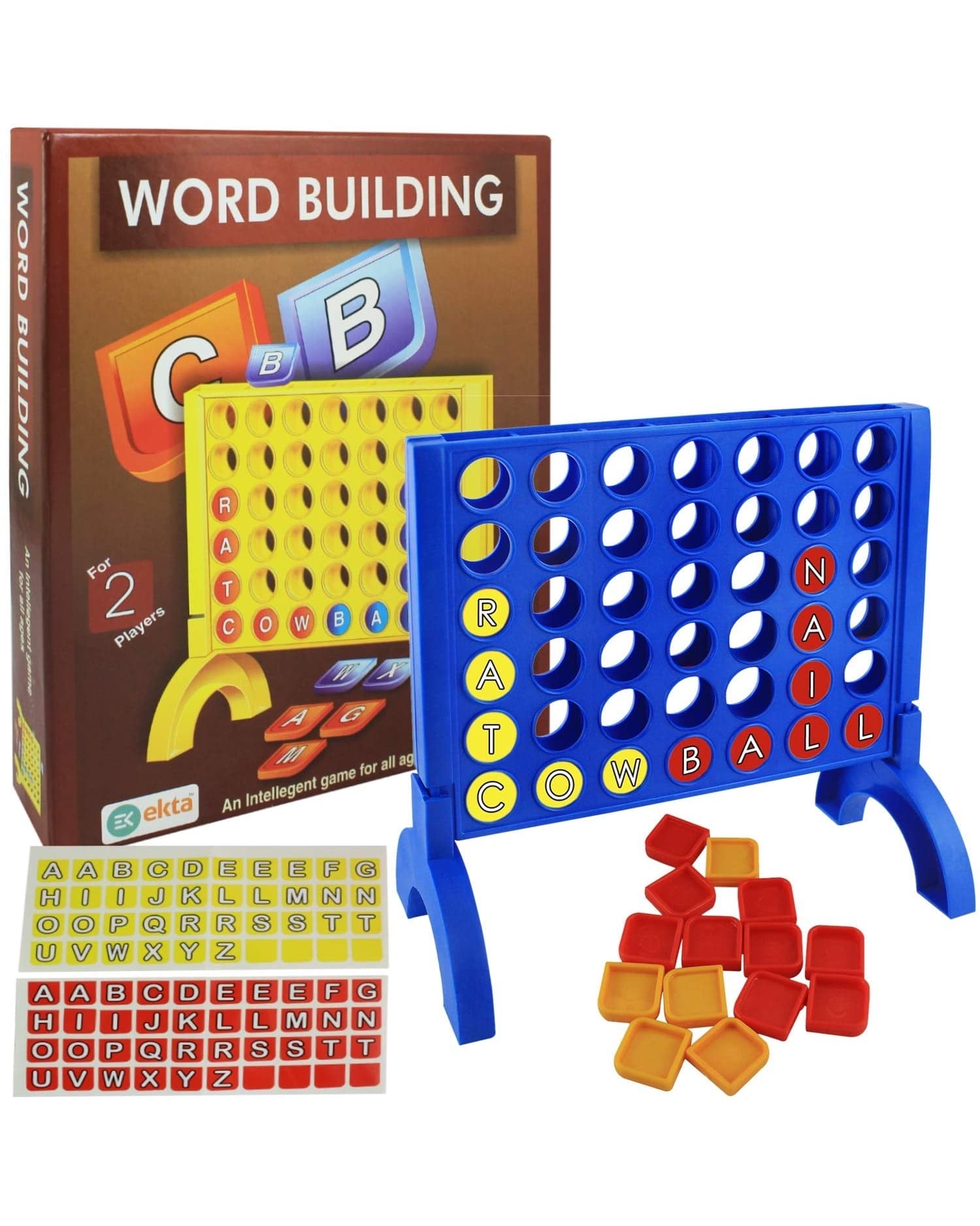 EKTA Word Building Board Game | Educational Family Fun for All Ages