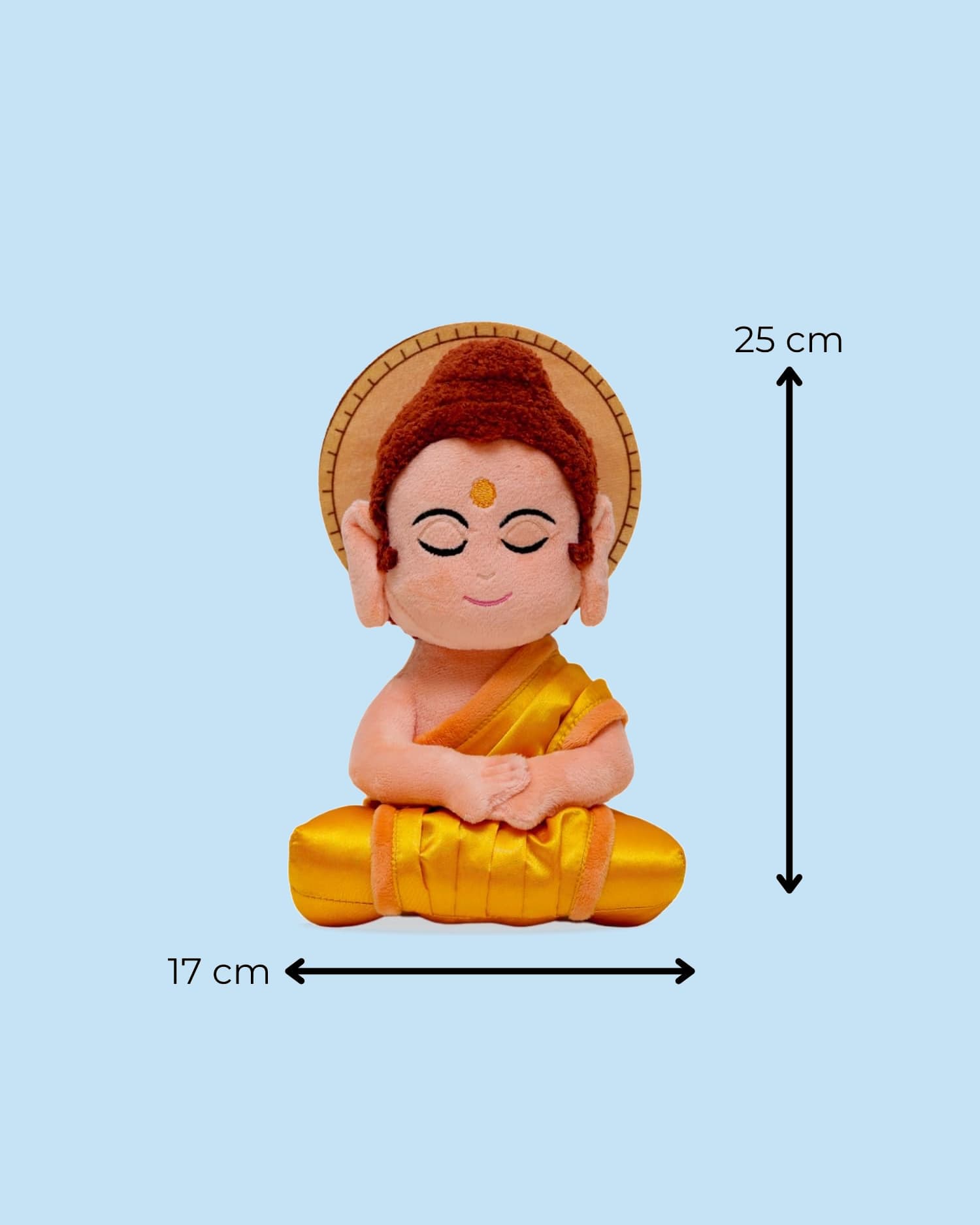 Panda’s Box Mantra Chanting Gautam Buddha Toy Set 25 cm – Devotional Musical Toy for Kids, Multi Color