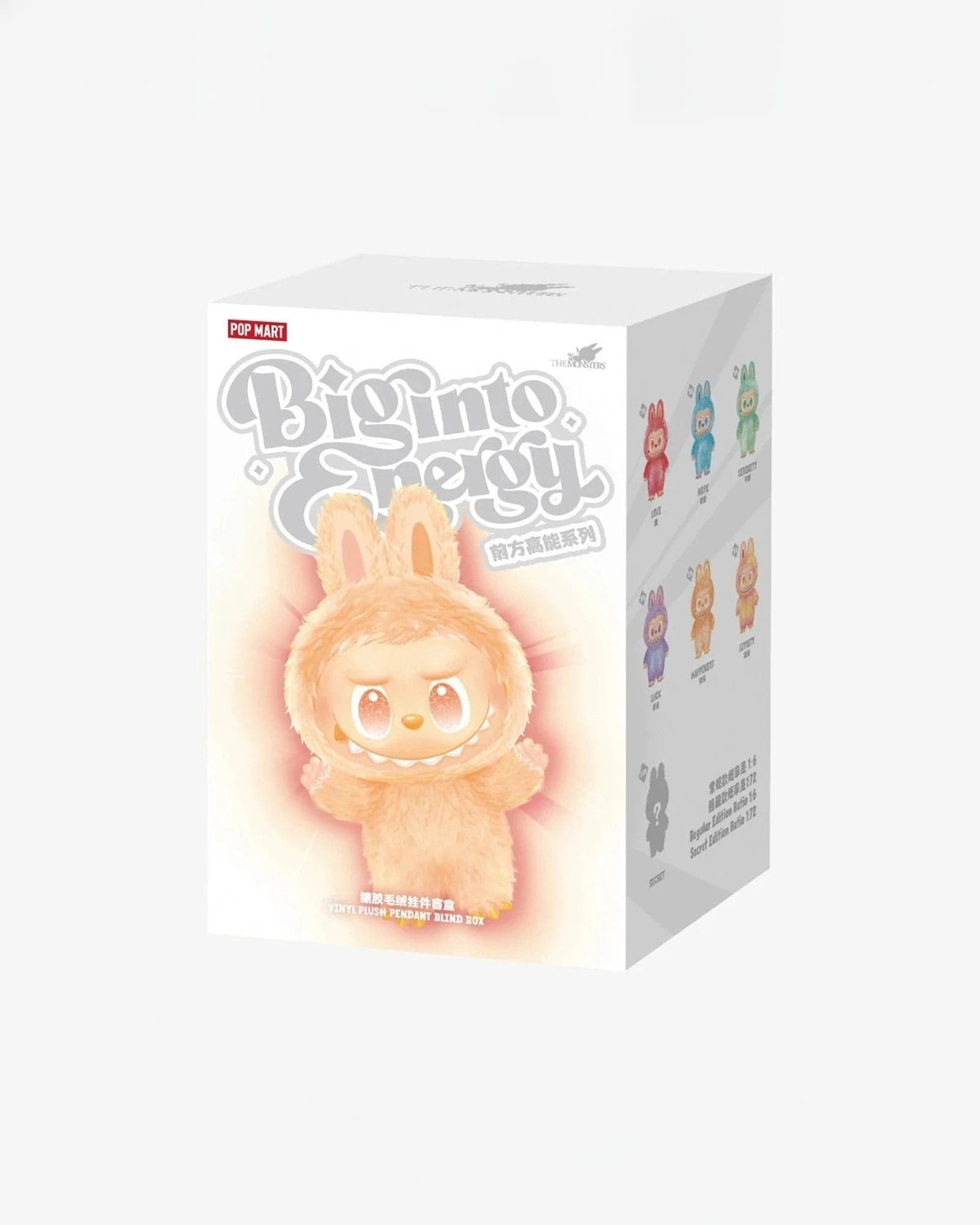 Labubu Big into Energy Collection Blind Box Toy Gift Random Pop Mart Designer (Color May Vary) Pack of 1