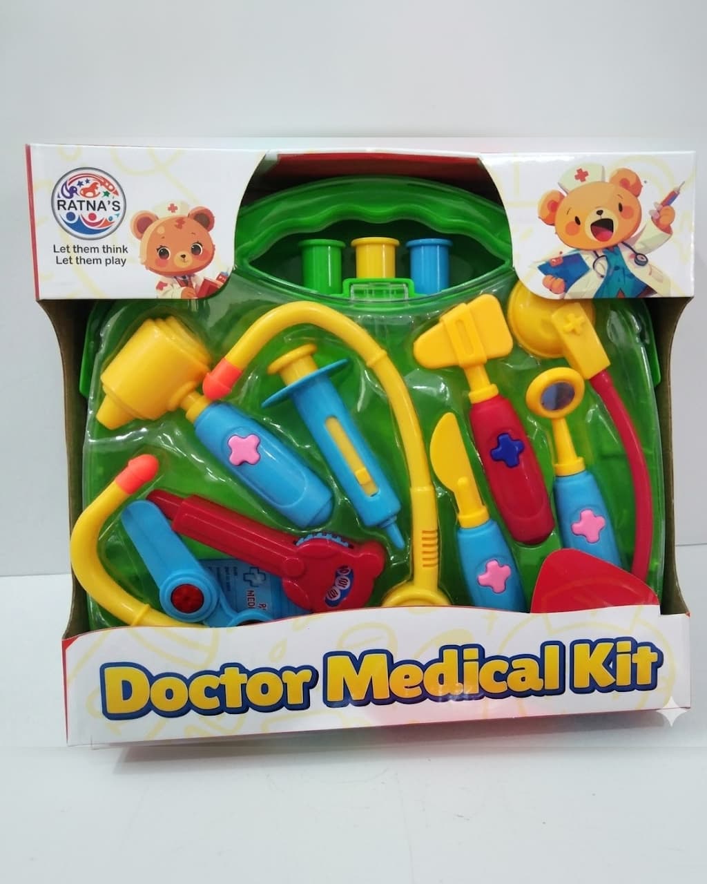 Ratna’s Doctor Medical Kit Toy Set – Pretend Play Suitcase Doctor Kit for Kids Age 3+ Role Play Fun Learning Toy