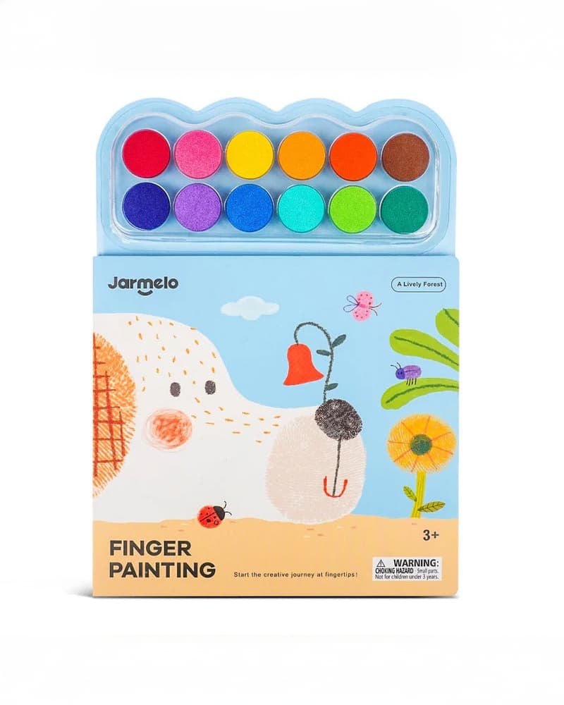 Toycra Finger Painting - A Lively Forest Book | Creative DIY Finger Paint Activity Book for Kids Boys & Girls