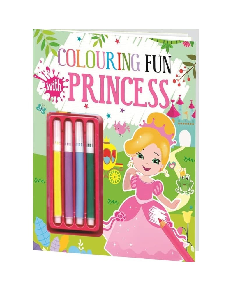 Hello Friends Colouring Fun with Princesses Book for Kids | Educational Coloring, Drawing & Creative Art Activity Book