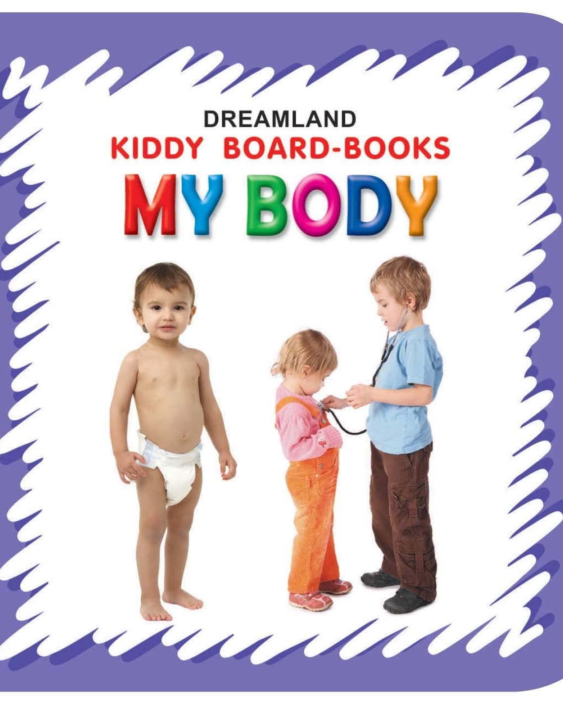 Dreamland My Body Board Book for Kids 0-2 Years | Learn Body Parts with Pictures | Kiddy Board Book Series