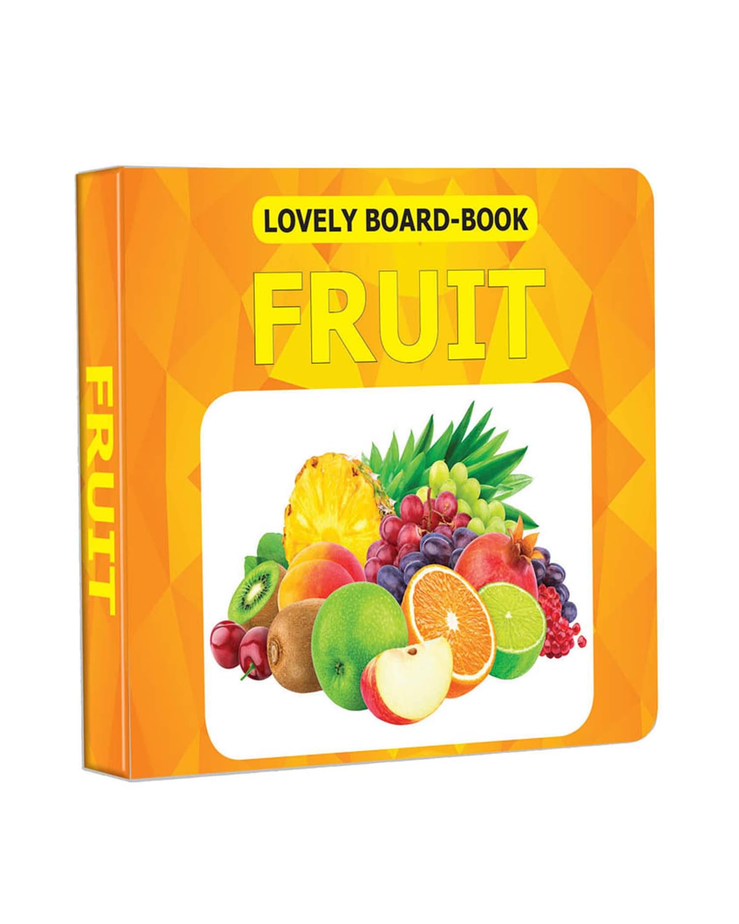 Dreamland Lovely Board Book Fruit for Kids 0-2 Years | Learn Fruit Names with Pictures | Early Learning Book