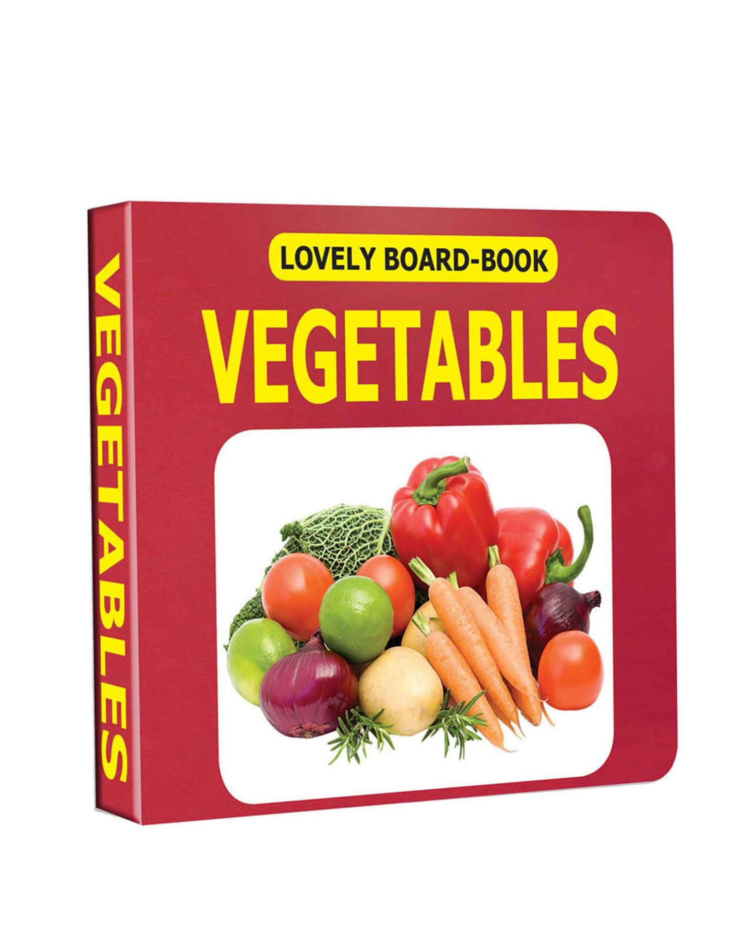 Dreamland Lovely Board Book Vegetables for Kids 0-2 Years | Learn Vegetable Names with Pictures & First Words