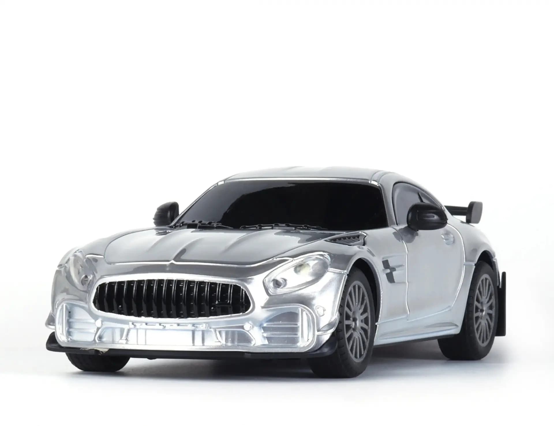 Veva Toys Frendo High Speed Rechargeable Mini RC Racing Car – Silver | Remote Control Car with Type-C Charging