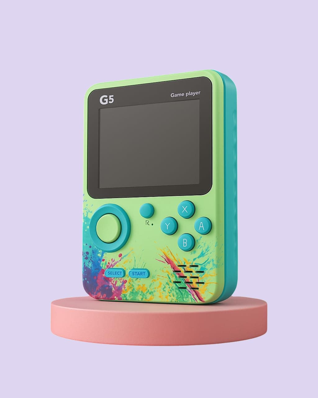 Key Parsing Handheld Game Player 5-inch Display AV Output Rechargeable