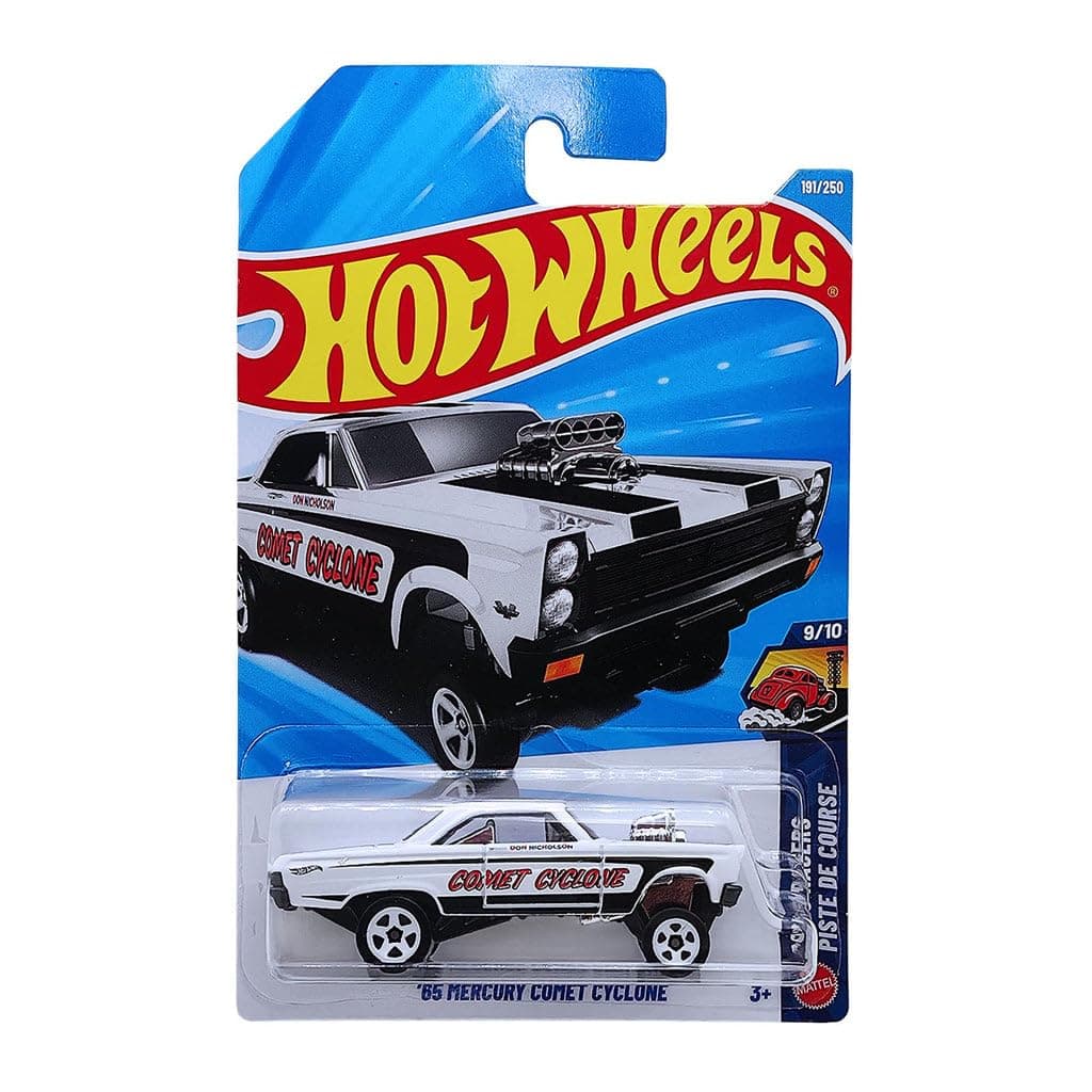 Hot Wheels '65 Mercury Comet Cyclone Die-Cast Toy Car | Drag Race Series | Classic Muscle Car Model | Kids 3+