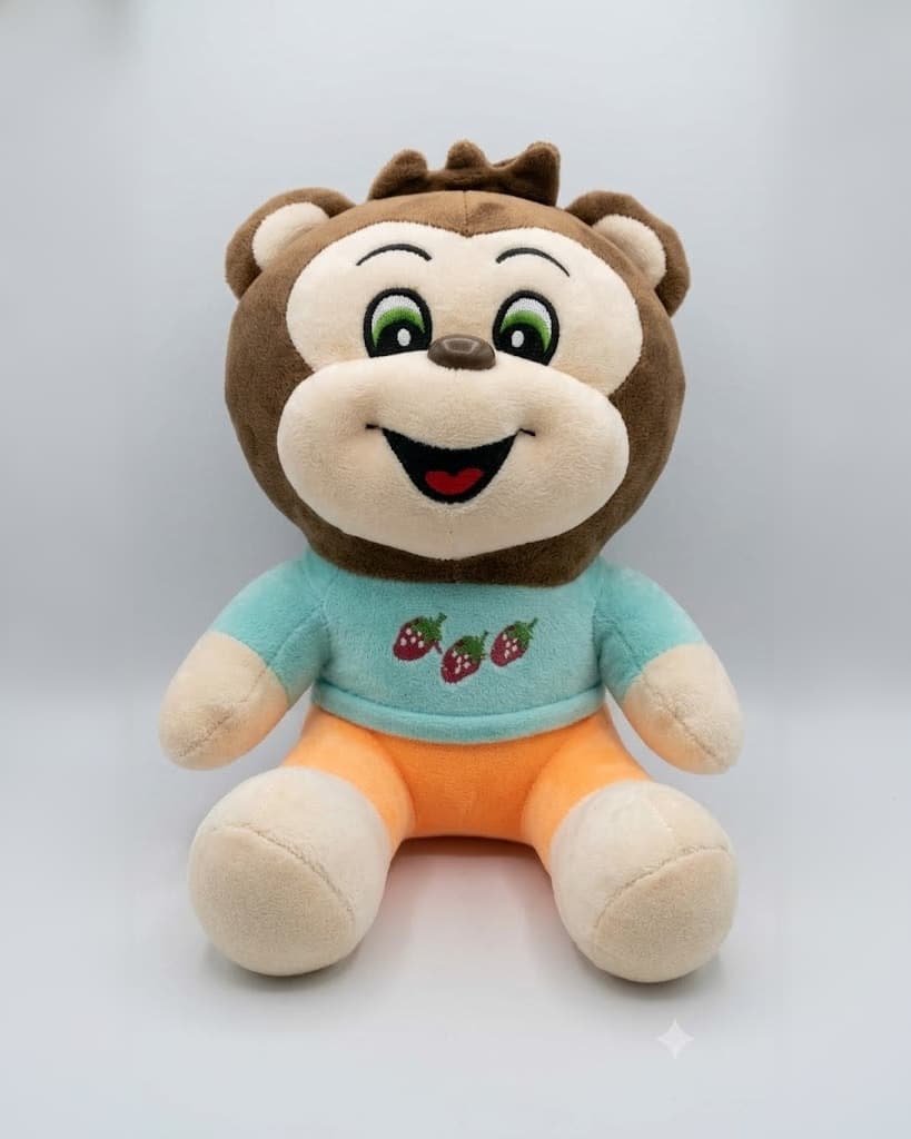 Poshampa Fruit Monkey Soft Plush Toy for Kids – Cute Stuffed Animal Companion