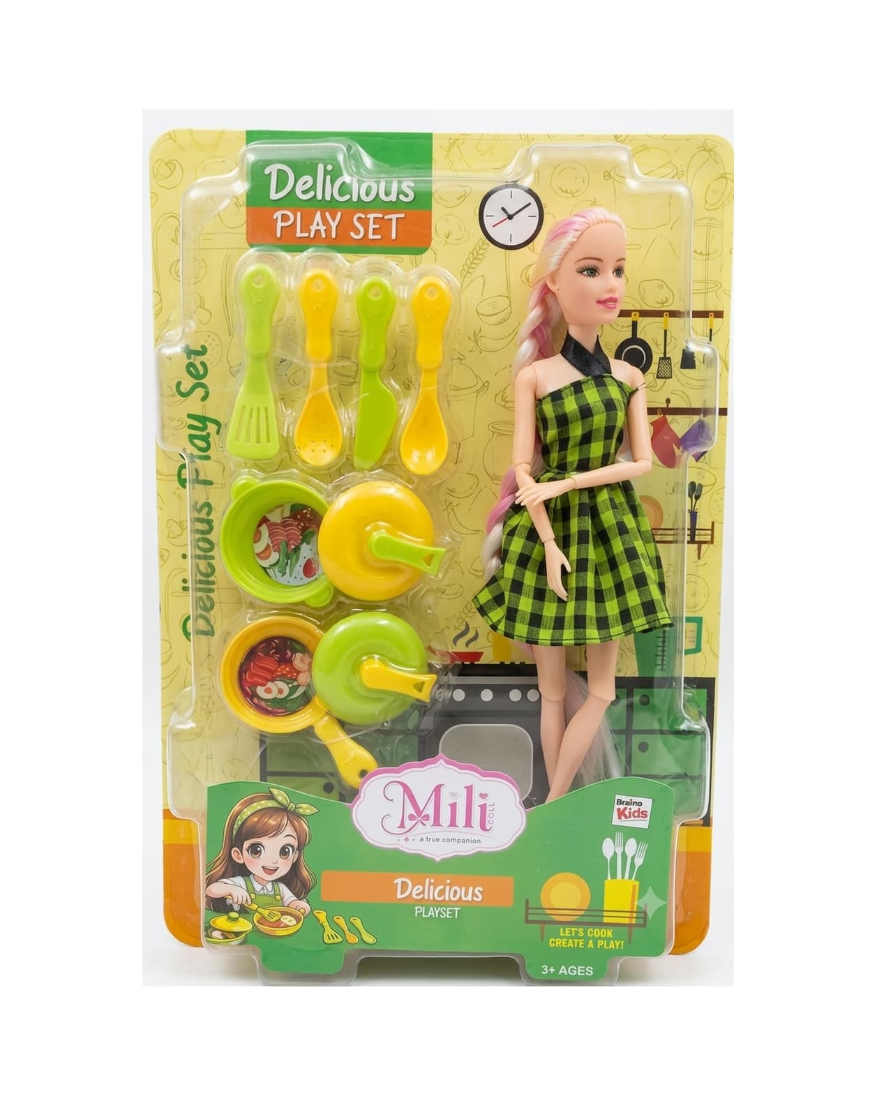Delicious Play Set for Kids | Pretend Cooking & Food Toy Set | Kitchen Role Play Toy for Boys & Girls