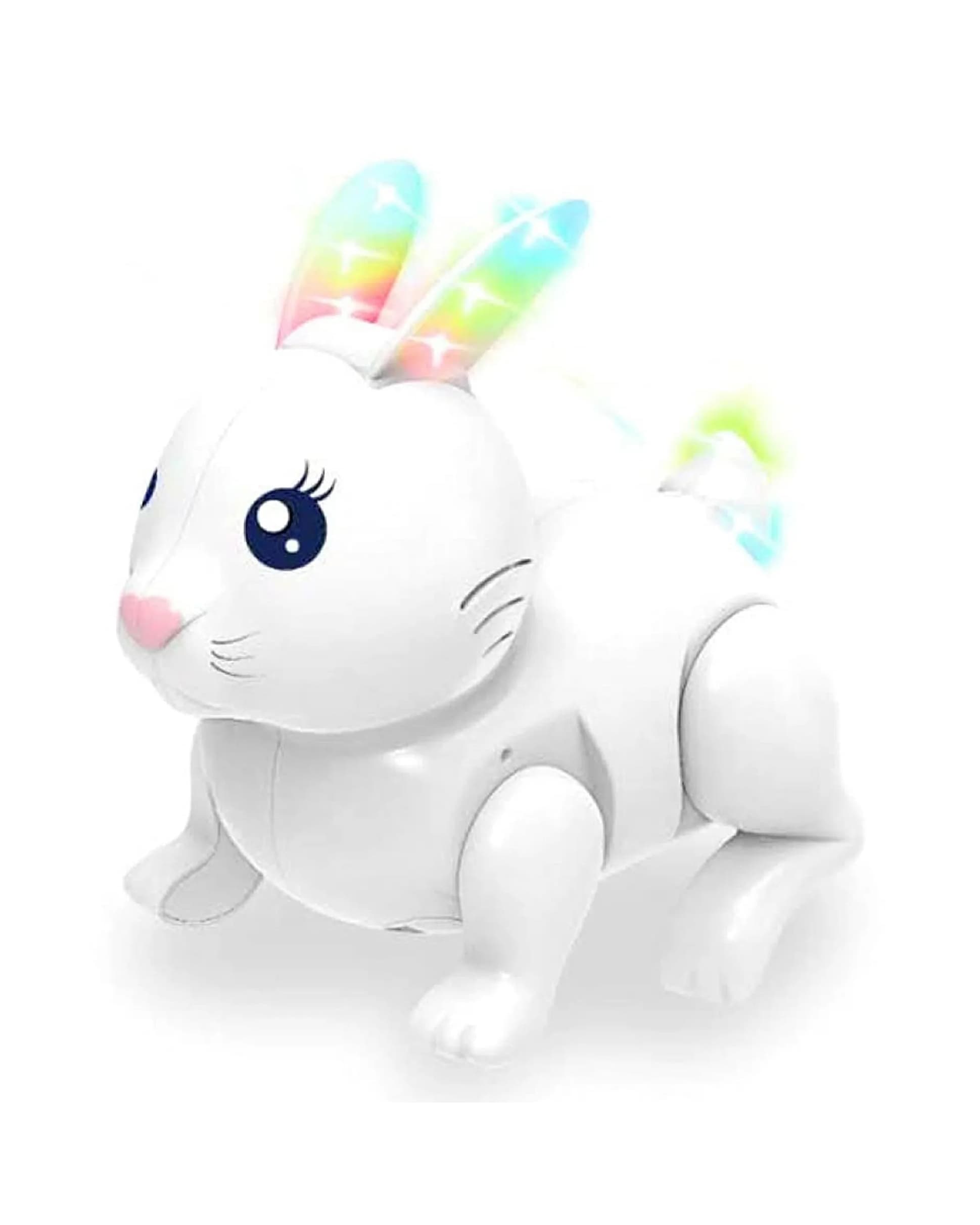 Jollyora Jollyora Easter Bunny Jumping Hopping Rabbit Pet Electronic Walking Toy for Kids Color May Vary