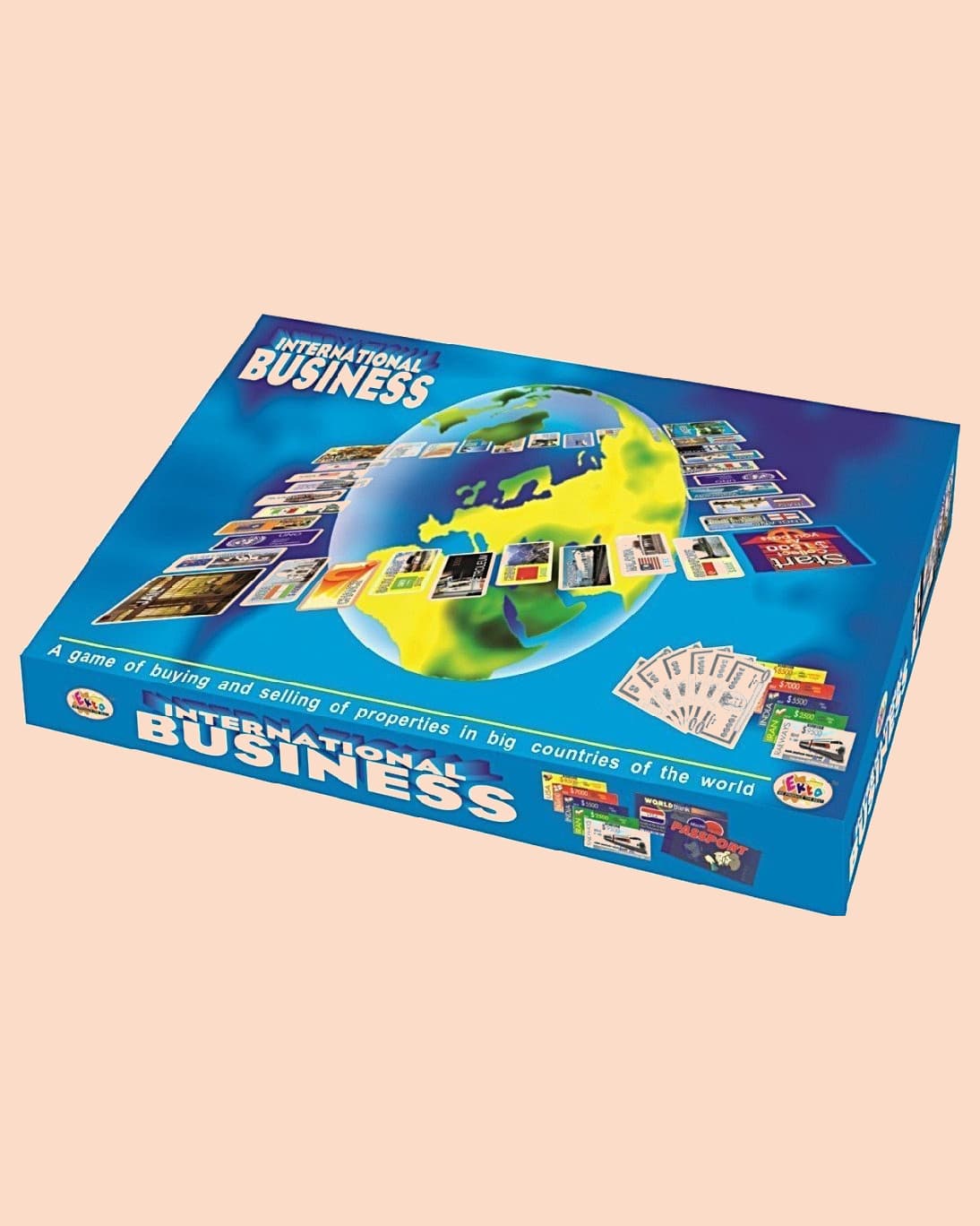 International Business Board Game | Family Strategy Trading Game | Educational Indoor Game for Kids & Adults | Multicolor