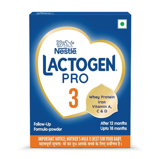 Nestlé LACTOGEN PRO 3: Gentle Nutrition for Infants Aged 12–18 Months with Whey Protein, Iron & Immune-Supporting Vitamins