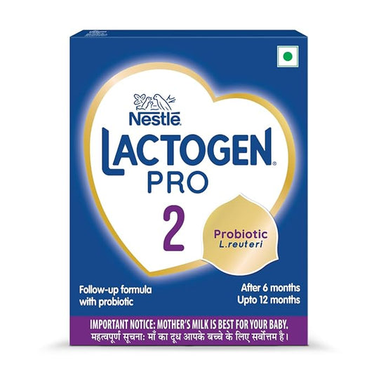 Nestlé Lactogen Pro 2 Follow-Up Formula Powder with Probiotics – For Babies 6 to 12 Months, 400g Bag-in-Box Pack