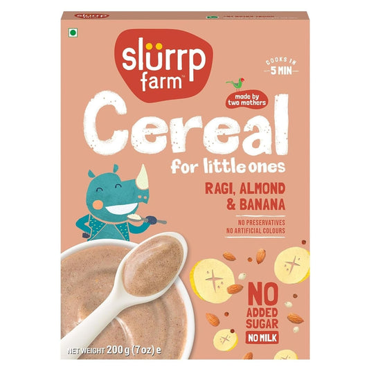 Slurrp Farm Ragi Cereal – 200g Millet Mix for Kids