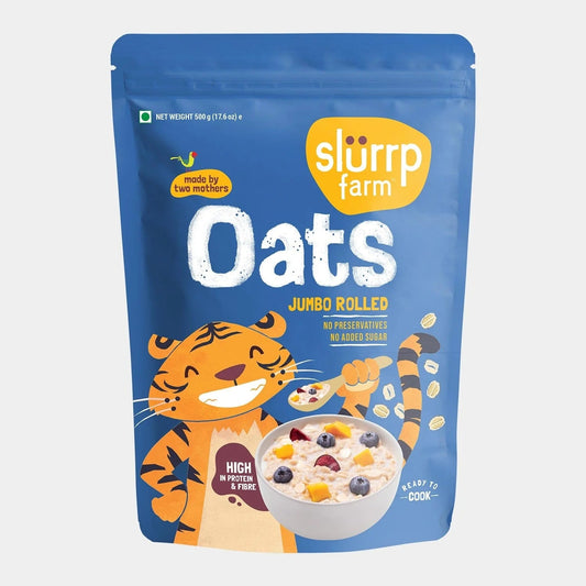 Slurrp Farm Jumbo Rolled Oats - 500gm