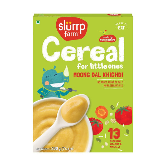Slurrp Farm Sprouted Moong Dal Khichidi Baby Cereal – 200 g