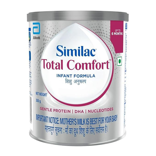 Similac Total Comfort Infant Formula Powder – 350g (Up to 6 Months), easy-to-digest, gentle formula for sensitive tummies.