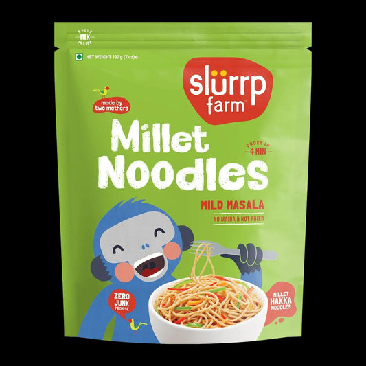 Slurrp Farm Millet Noodles - Mild Masala - 192 gm