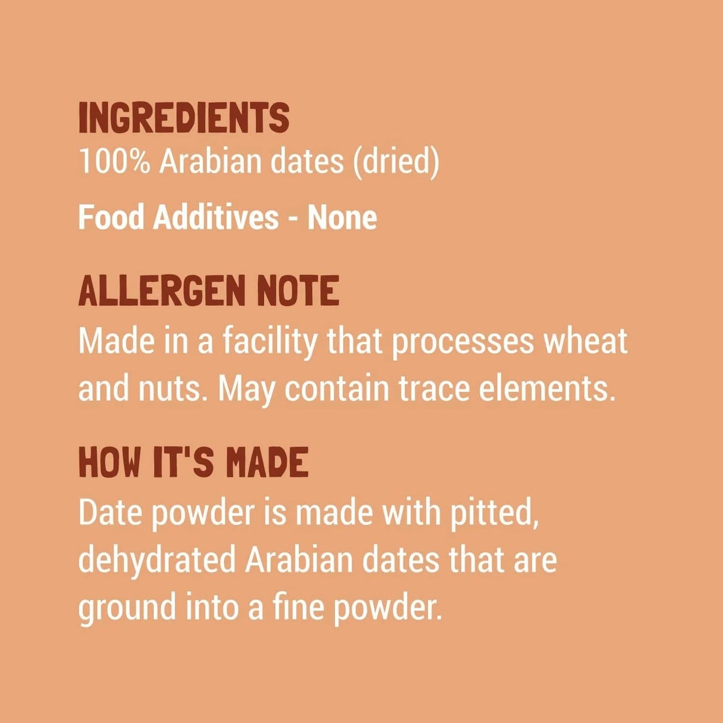 Slurrp Farm Date Powder For Kids Is A 100% Natural Sweetener - 300gm