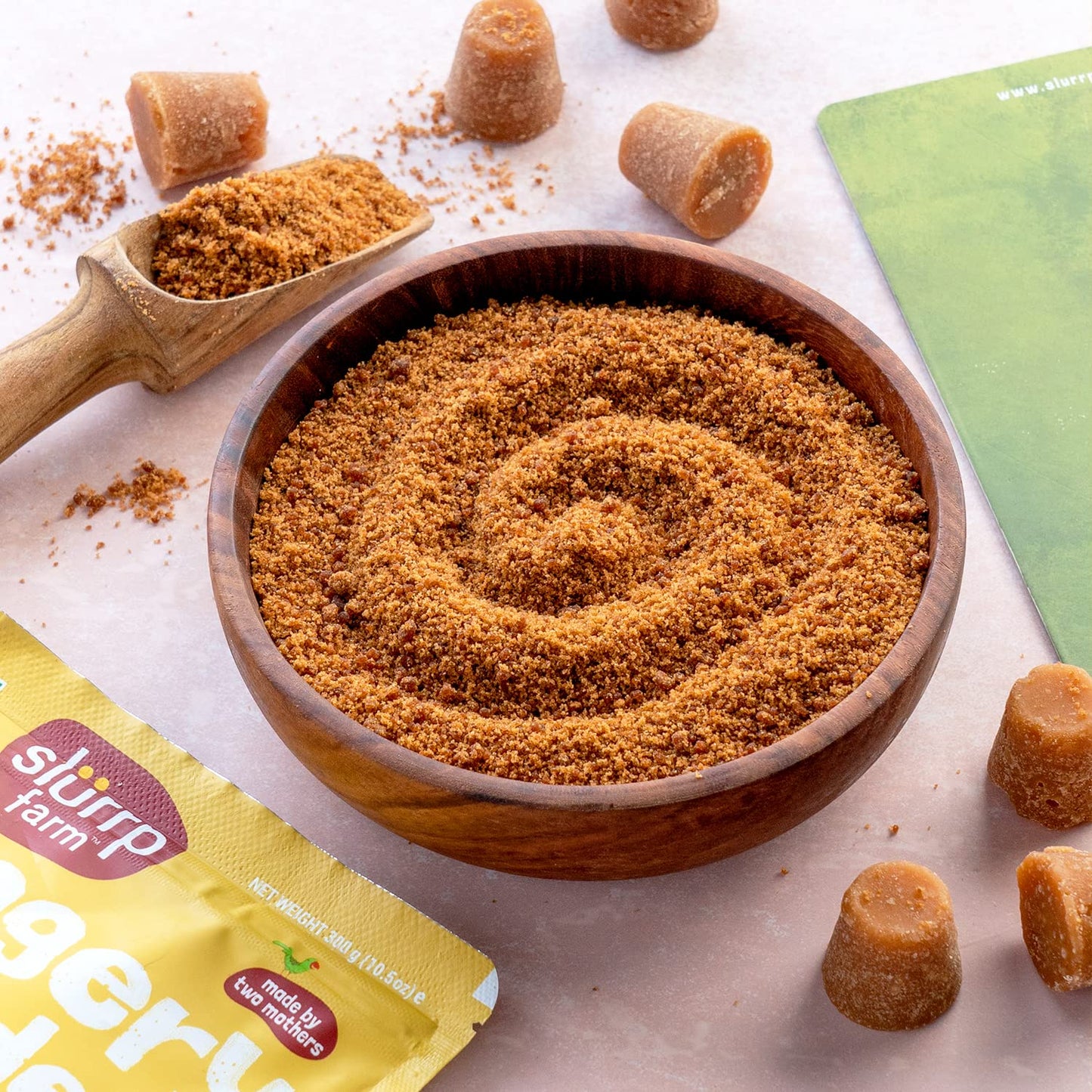 Slurrp Farm Jaggery Powder – Natural Sweetener, 300g