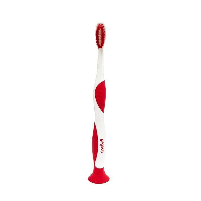 Pigeon Kids Toothbrush, Red, Ages 2-6
