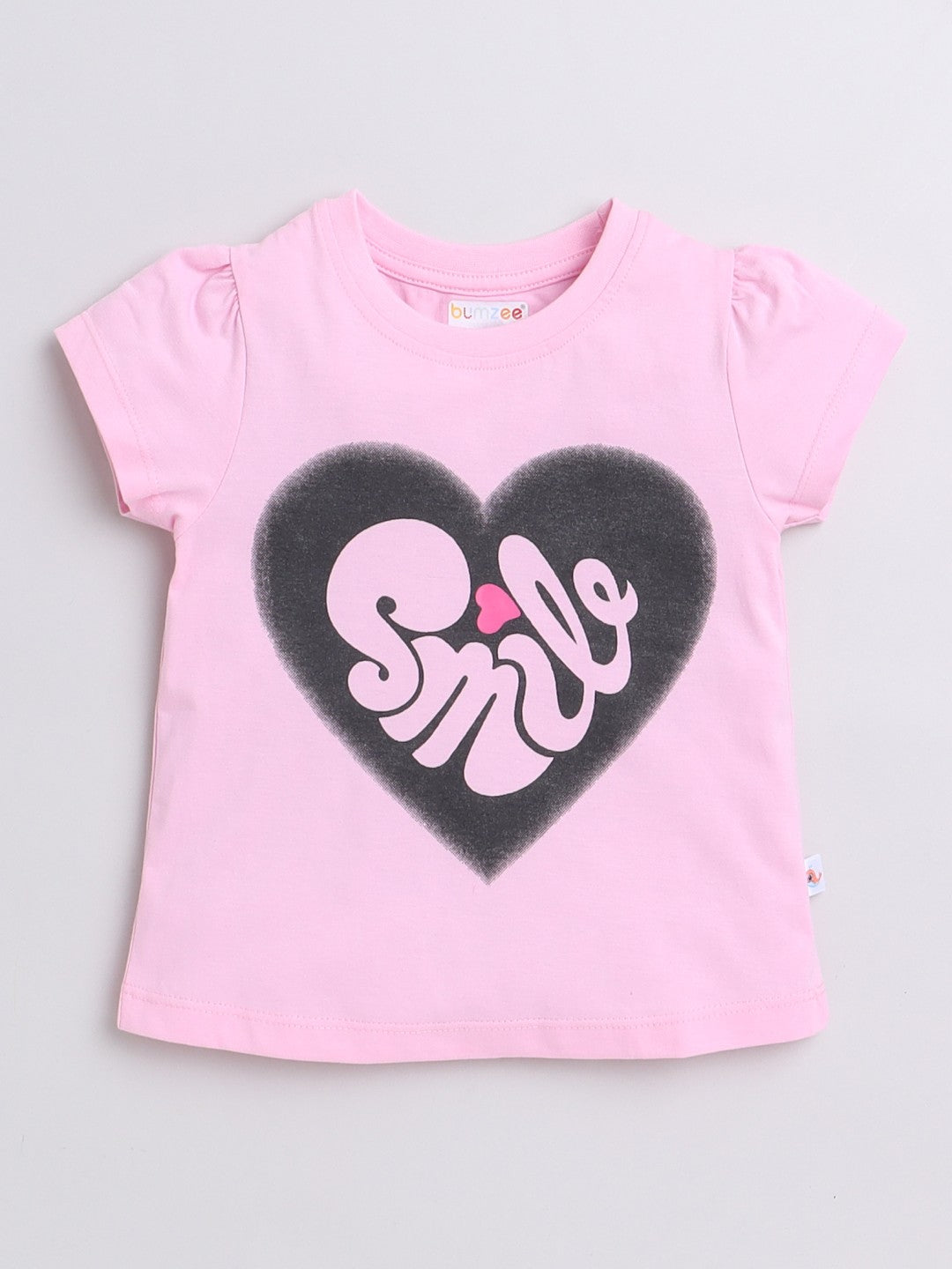 Double the Style – Girls’ Printed T-Shirts Pack of 2 (Pink & Blue)