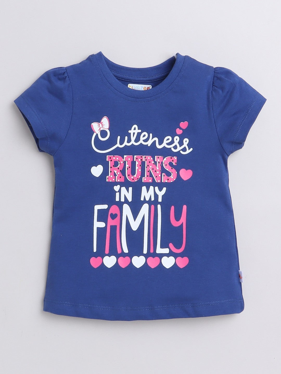 Double the Style – Girls’ Printed T-Shirts Pack of 2 (Pink & Blue)