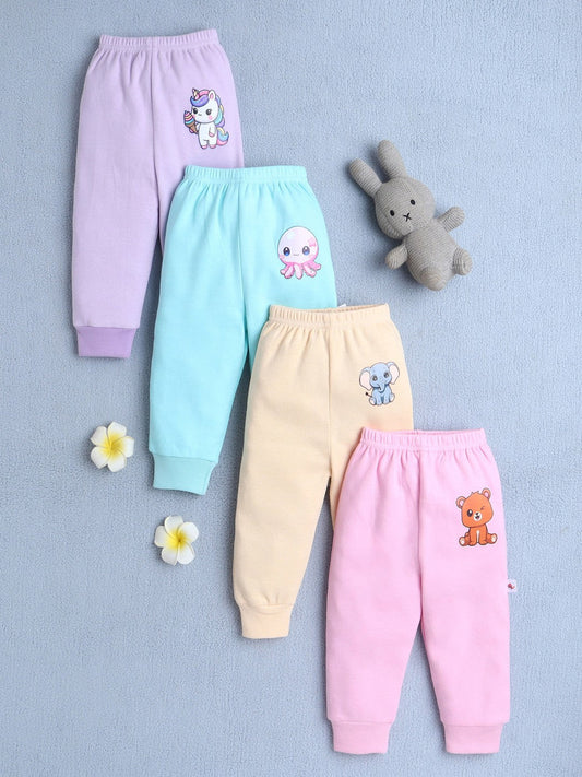 Sleep and play in style with Bumzee’s 4-pack cotton pajamas in fun colors & prints!