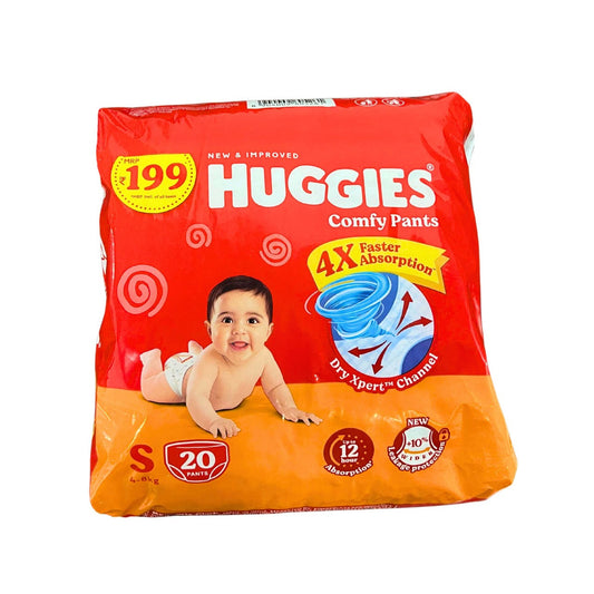 Huggies Diaper Pants - Size S (4-8 kg), Pack of 20