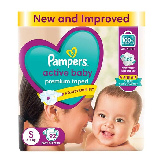 P&G Pampers Diaper Pants , Comfortable and Gentle for All Skin Types - 92 Pcs