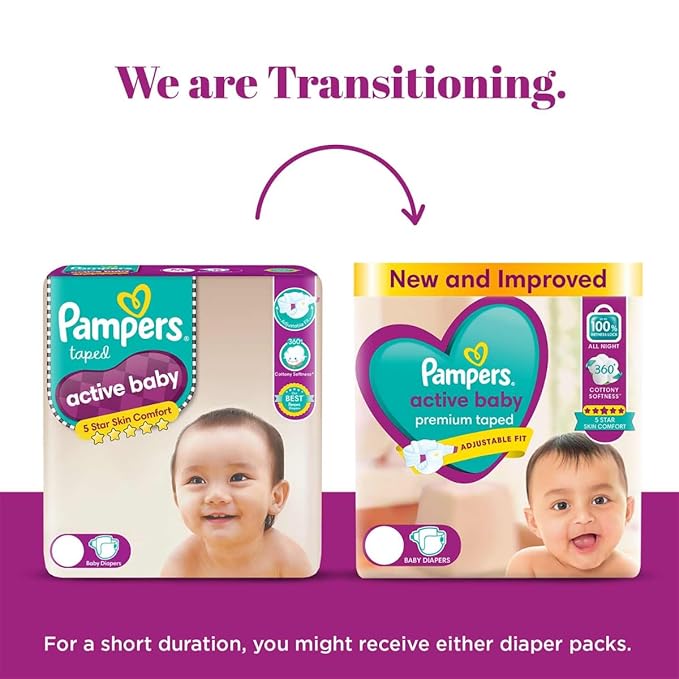P&G Pampers Diaper Pants , Comfortable and Gentle for All Skin Types - 92 Pcs